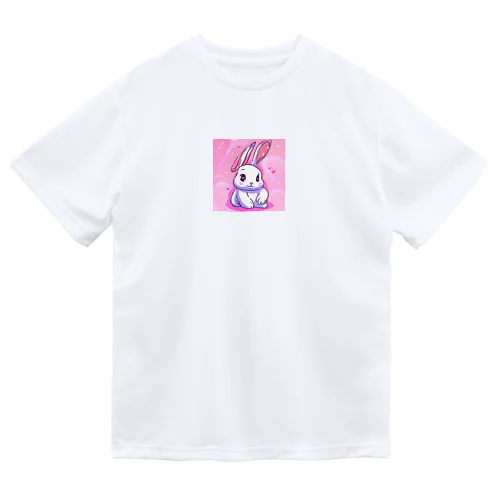 ふわウサ ドライTシャツ