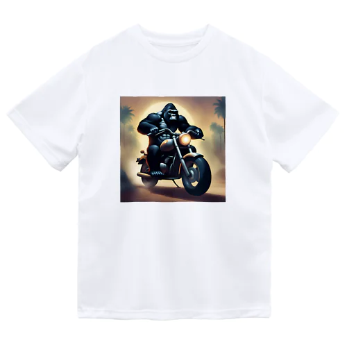 バイクを盗んで走り出すゴリラ Dry T-Shirt