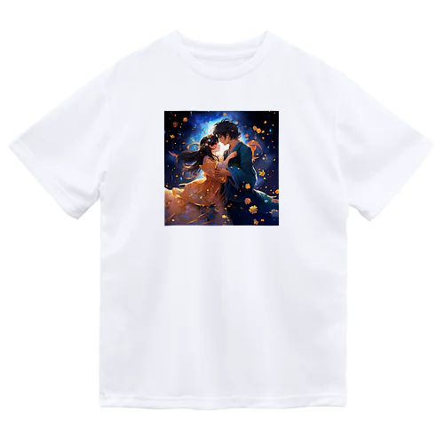 七夕の夜彦星と織り姫　なでしこ1478 Dry T-Shirt