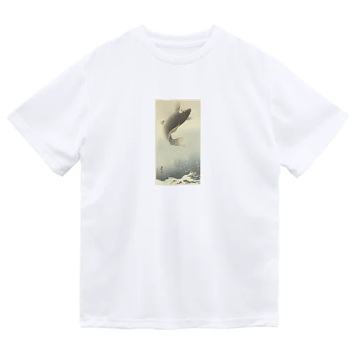 跳ね鯉 (1900 - 1930) ドライTシャツ