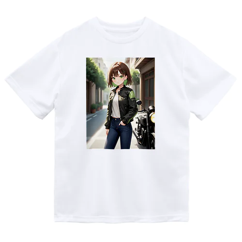 バイク女子 ドライTシャツ