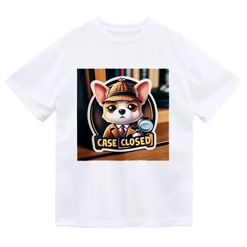 新しい推理小説、ふわふわかわいいチワワ ドライTシャツ