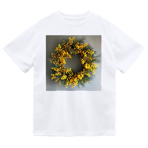 ミモザの花をりース　なでしこ1478 ドライTシャツ