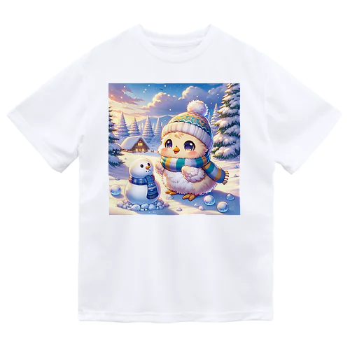 雪国のひよこ Dry T-Shirt