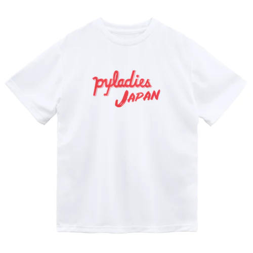 PyLadies Japan 赤文字ver ドライTシャツ