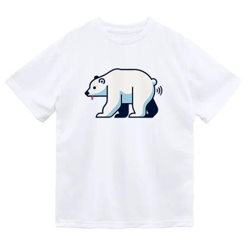 ホッキョクグマ　北極熊 Dry T-Shirt