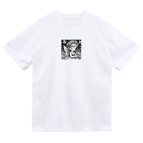 花摘みの少女 Dry T-Shirt
