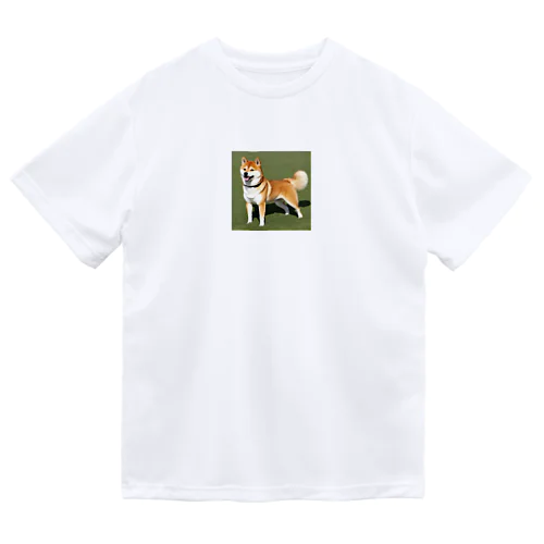 かわいい柴犬　赤毛 Dry T-Shirt