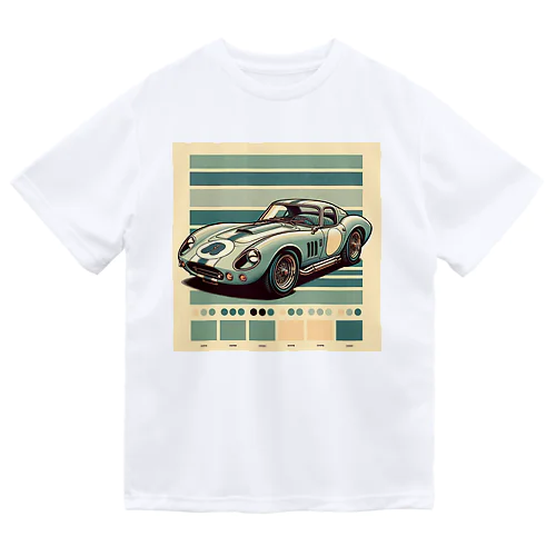 レトロなスポーツカー Dry T-Shirt