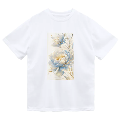 Lucky Flower Silver Blue Dry T-Shirt