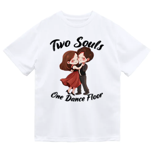 二人で踊り ドライTシャツ