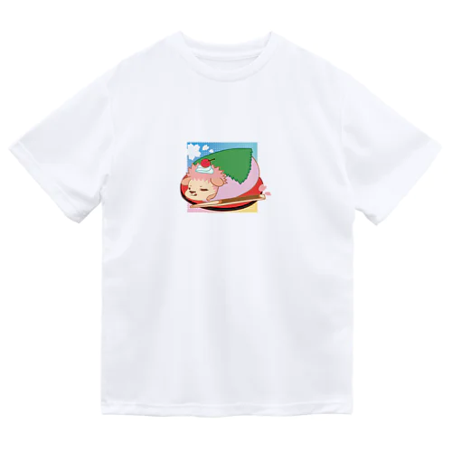季節のさくら餅ハリネズミ Dry T-Shirt