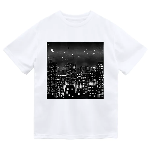 都会の夜景🏙 ドライTシャツ