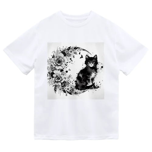 猫のスズ ドライTシャツ