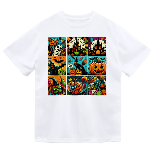 ポップなハロウィン ドライTシャツ