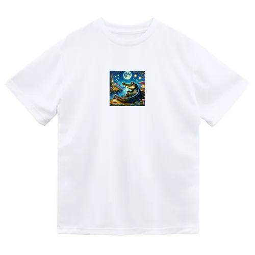 不気味で可愛いワニ001 Dry T-Shirt