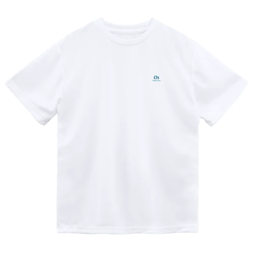 おーえす青2行文字のみ Dry T-Shirt