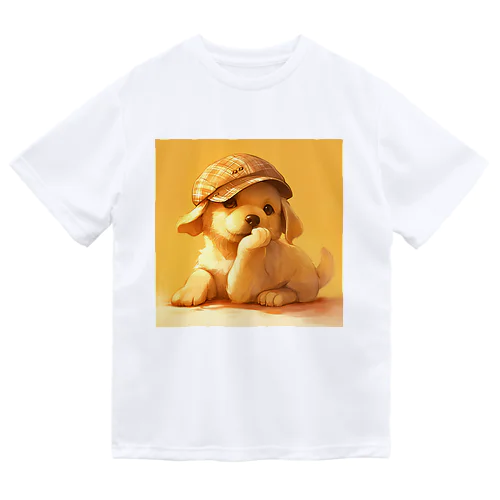 思索する子犬と暖かい日差し Marsa 106 Dry T-Shirt