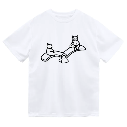 猫のシーソー ドライTシャツ