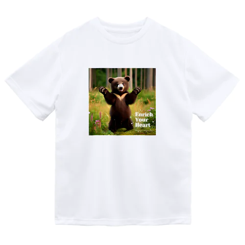 MOON BEAR ENRICH YOUR HEART Dry T-Shirt