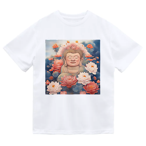 花ざかりの仏 ドライTシャツ