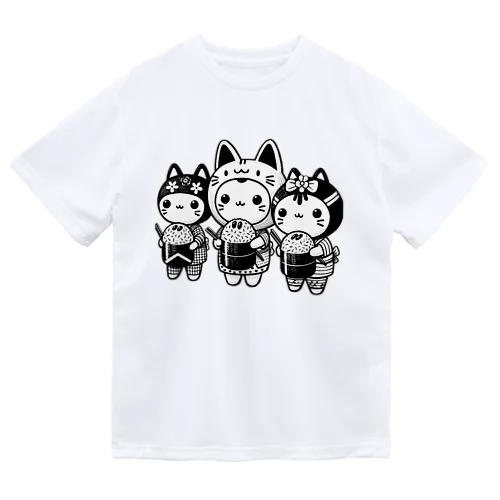 さんねこ娘 ドライTシャツ