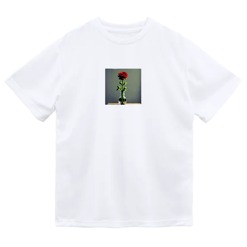 一輪のバラ Dry T-Shirt