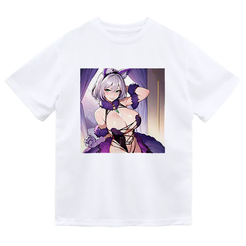 猫耳　美少女 ドライTシャツ