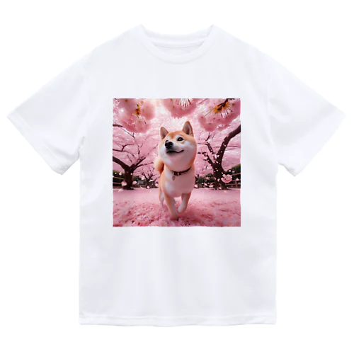 桜犬 Dry T-Shirt