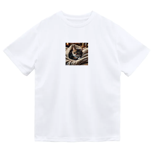 眠たい猫 Dry T-Shirt