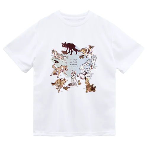 WOLVES OF THE WORLD Dry T-Shirt