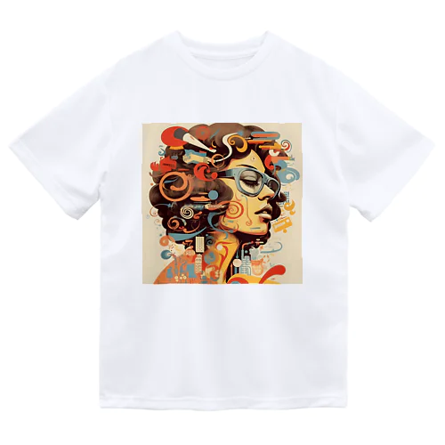 funky Lady 60's style Dry T-Shirt