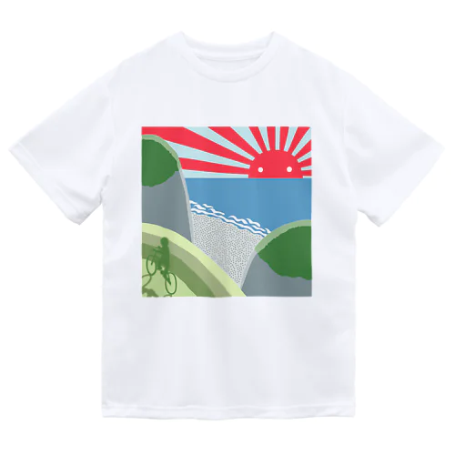 浜辺の朝日 Dry T-Shirt