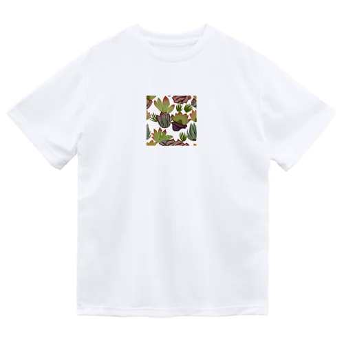 多肉植物のある暮らし2 ドライTシャツ