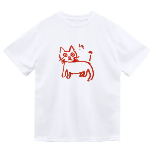 ネコちゃんをノミから守ろう！ ドライTシャツ