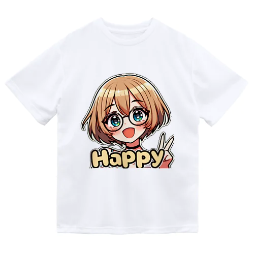 金髪ショートカット眼鏡美少女ちゃん Dry T-Shirt