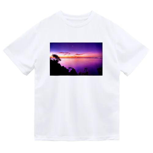 夕焼け満喫ン。 ドライTシャツ