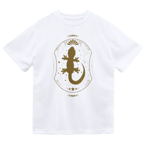 幻想的なトカゲ～Gold Fill Ver.～ ドライTシャツ