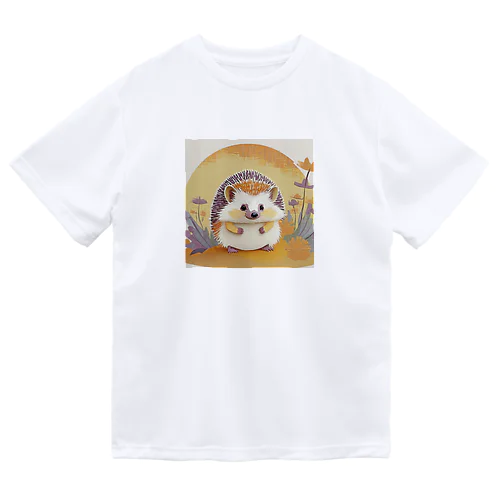 夕焼け空のハリネズミ🦔 Dry T-Shirt