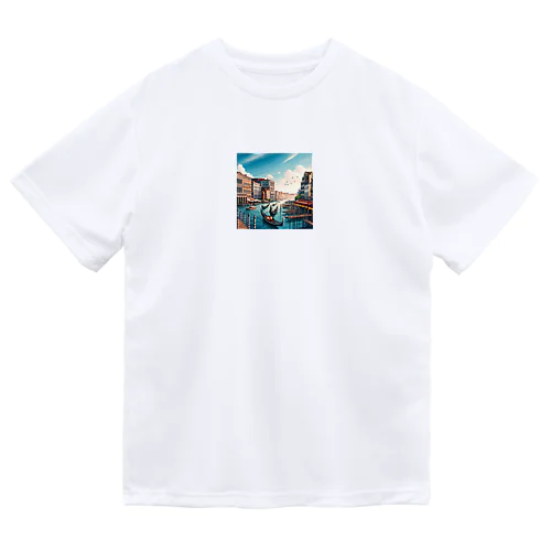 ヴェネチア（pixel art） ドライTシャツ