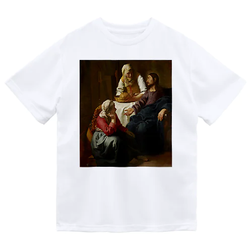 マルタとマリアの家のキリスト / Christ in the House of Martha and Mary ドライTシャツ