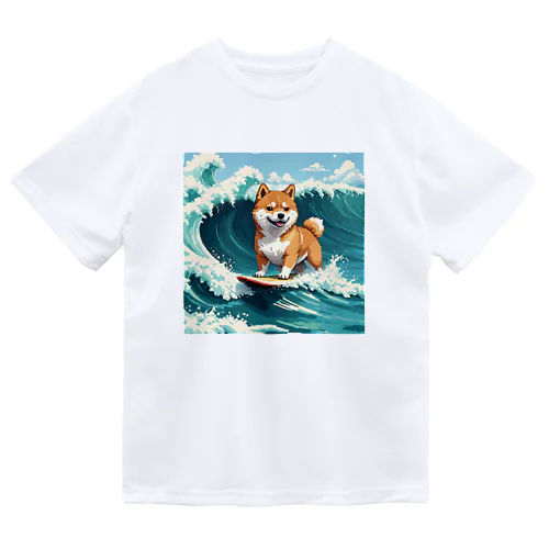 波乗り柴犬 Dry T-Shirt