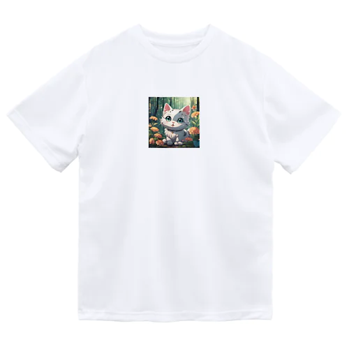 癒しの子猫 ドライTシャツ