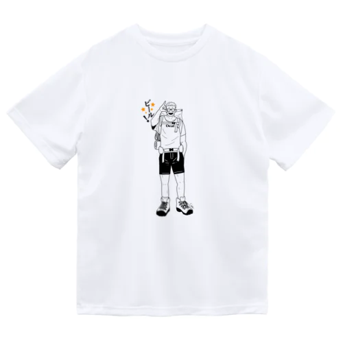 【手話】ビール シャツ Dry T-Shirt