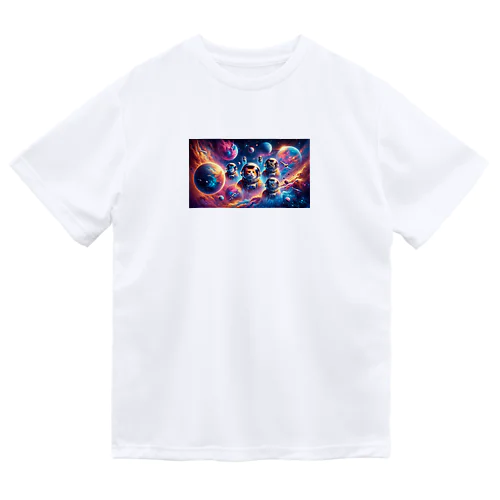 宇宙猫飛行士 Dry T-Shirt