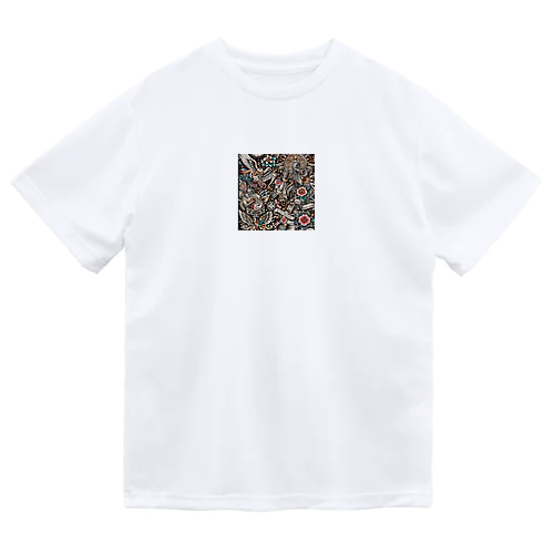 白Tシャツ　バーバーショップイメージ Dry T-Shirt