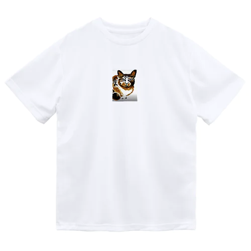 幸せなみけねこ ドライTシャツ