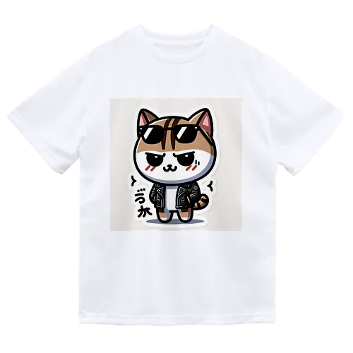 不良にゃんこ ドライTシャツ