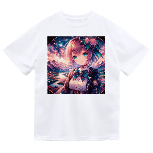 宇宙を旅する女海賊 ドライTシャツ