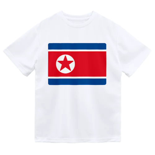 北朝鮮の国旗 ドライTシャツ